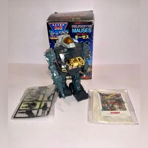 Vtg TOMY R.A.TS.MAUSES Robot Anti Transformation Squad With Box 56 Works, Japan
